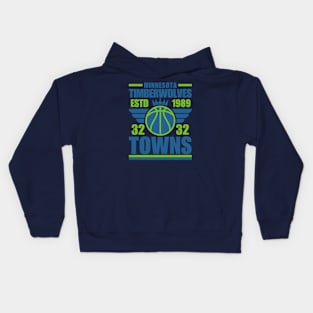 Minnesota Timberwolves Towns 32 Basketball Retro Kids Hoodie